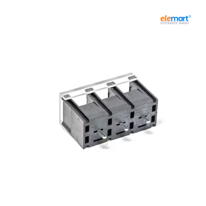 XY848AK 9.50mm Xinya 3-Pin Barrier Terminal Block – Screw Terminal Connector for Electrical Wiring & PCB Projects
