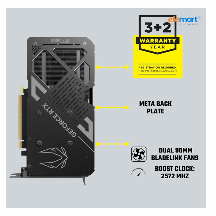 ZOTAC Gaming GeForce RTX 5060 Ti Twin Edge 8GB GDDR7 Graphics Card