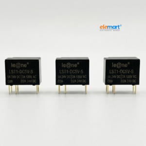 Leone LST1 DC5V S Relay 5V DC, Pack of 3 | Reliable Electrical Relay for Control & Switching Applications