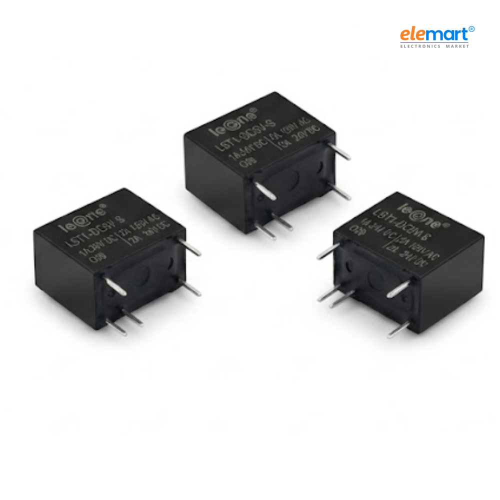 Leone LST1 DC5V S Relay 5V DC, Pack of 3 | Reliable Electrical Relay for Control & Switching Applications