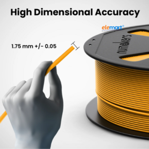 Numakers PETG-HS Filament – Lemon Yellow – 1.75 mm / 1 kg