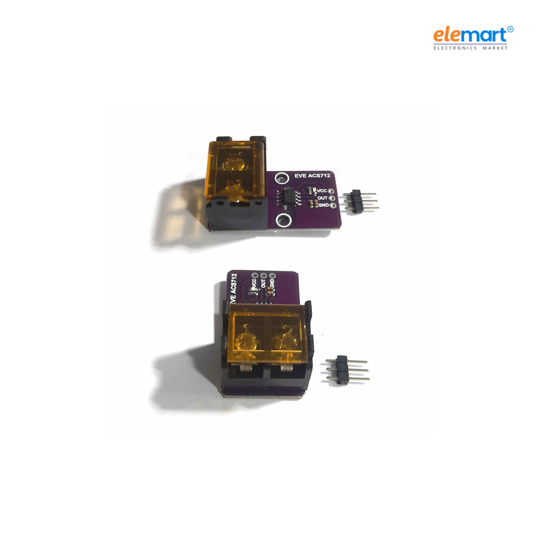 7Semi ACS712 20A Hall-Effect Current Sensor Breakout with Flap Cover Connector - ACS712ELCTR-20A-T