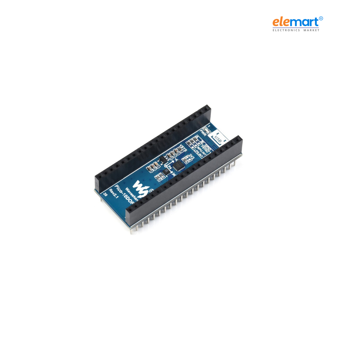 10-DOF IMU Sensor Module for Raspberry Pi Pico, onboard MPU9250 and LPS22HB chip