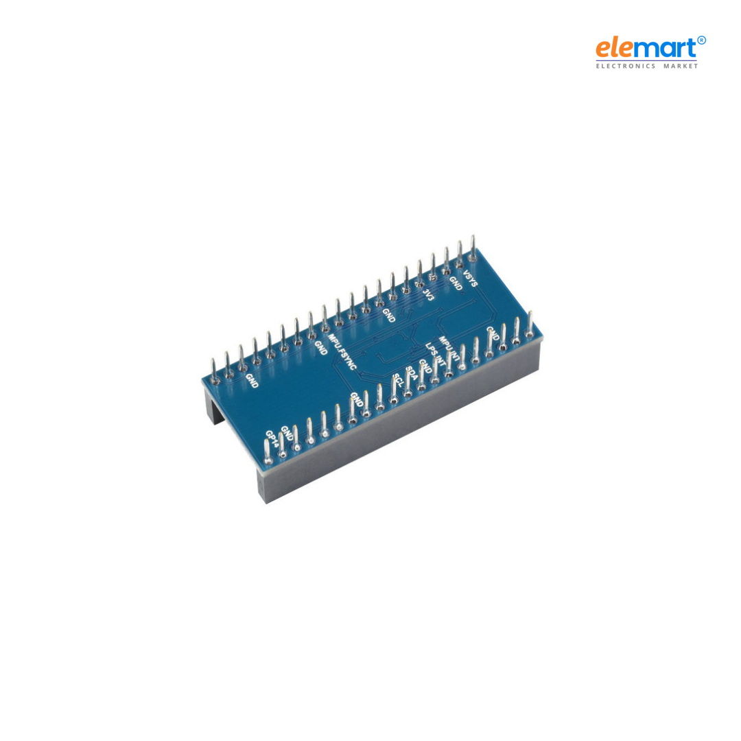 10-DOF IMU Sensor Module for Raspberry Pi Pico, onboard MPU9250 and LPS22HB chip