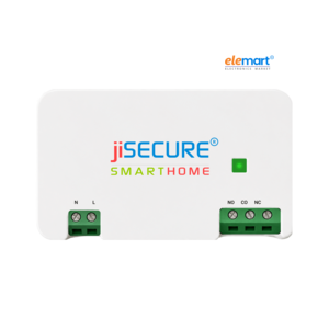 jiSECURE Smart Home WiFi Controller Module | NO/NC Relay Switch for Appliances | App Control