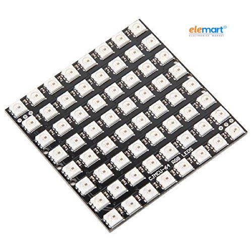 WS2812 64-Bit 8×8 RGB LED Matrix – Addressable RGB LED Driver Development Board