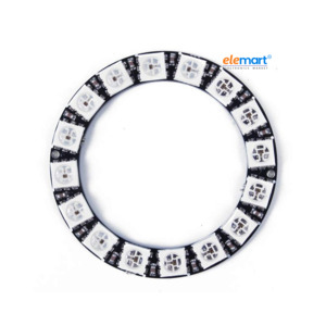 16-Bit WS2812B 5050 RGB LED Circular Full-Color Addressable Ring Light Development Board