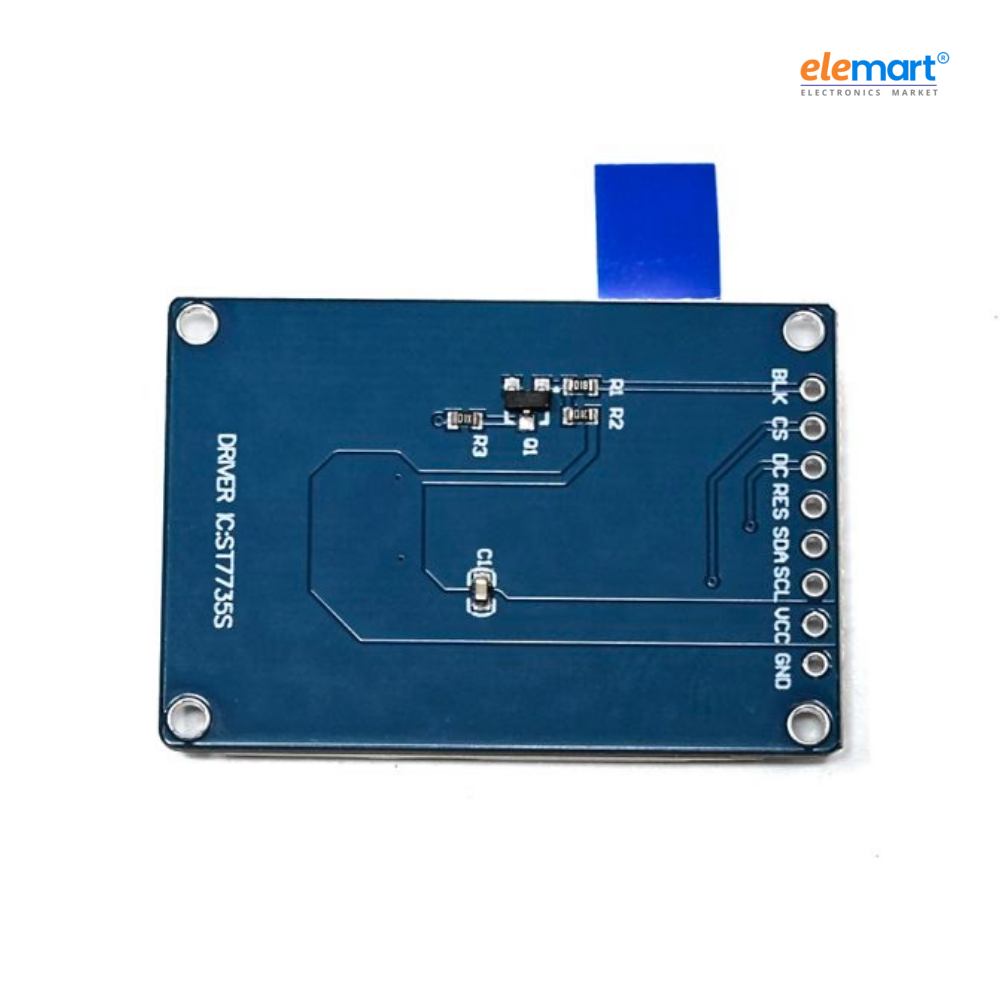 1.44 Inch TFT LCD Display Module, 128x128 Resolution, ST7735 Driver, SPI Serial Interface, Color Display Screen