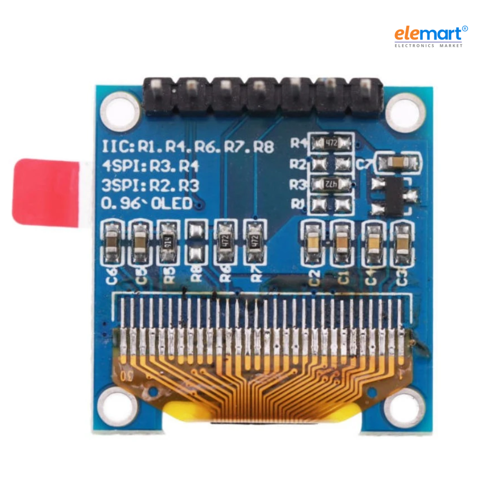 0.96 Inch OLED Display Module, 128x64 Resolution, I2C Interface, 12864 OLED Screen
