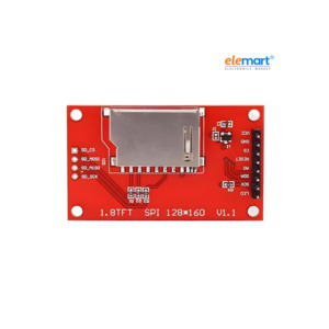 1.8 Inch TFT LCD Display Module, 128x160 Resolution, SPI Interface, 4 IO Pins, High-Resolution Color Screen for ESP32, Arduino Uno & DIY Electronics Projects