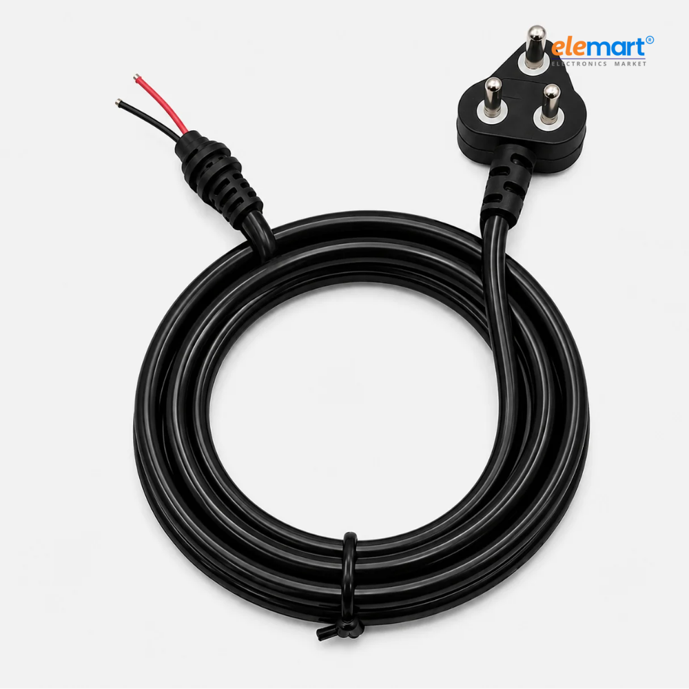 3 Pin Power Supply AC Extension Cord Power Cable 180v to 240v AC 5A - 1.3 meter