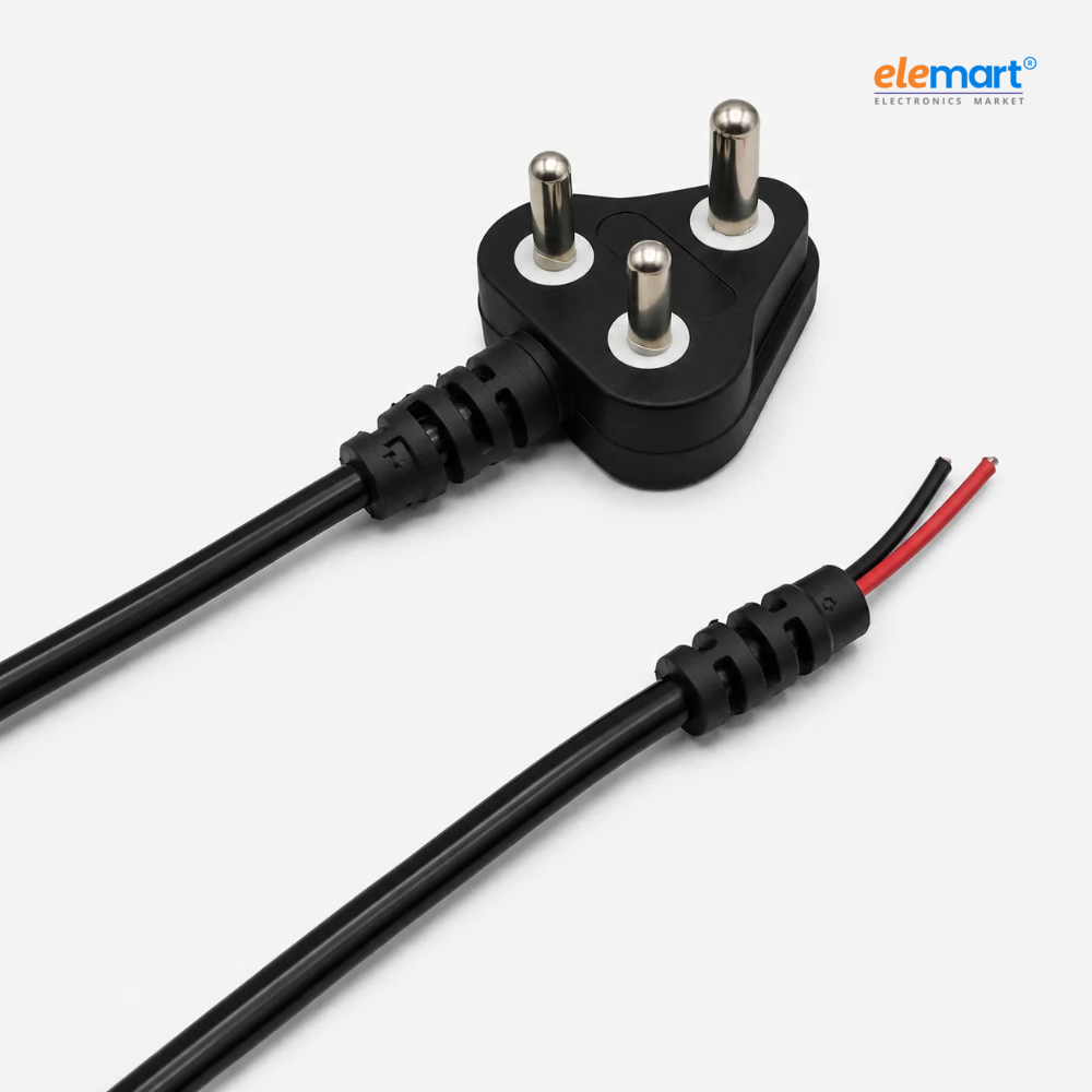 3 Pin Power Supply AC Extension Cord Power Cable 180v to 240v AC 5A - 1.3 meter