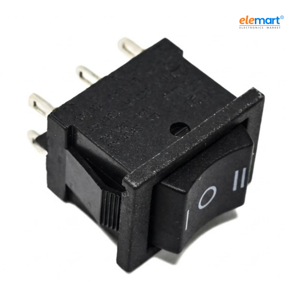 10A 250V DPDT ON-OFF-ON Rocker Switch