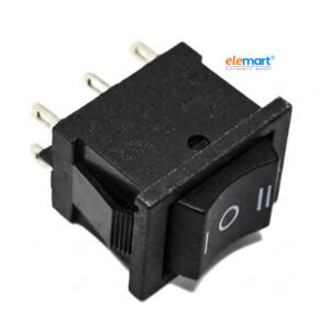 10A 250V DPDT ON-OFF-ON Rocker Switch