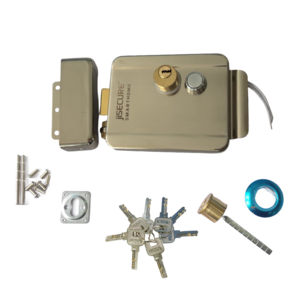 jiSECURE Electric Rim Lock 12V with 8 Keys